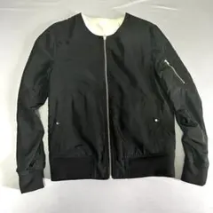 【HARE】MA-1 ジャケット 黒 グレー リバーシブルのサムネイル