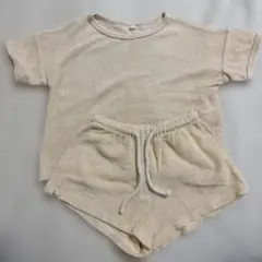 organic zoo テリー Tシャツ パンツ セットアップ 1-2y
