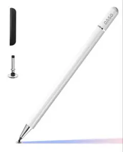 ホワイト タッチペン レザーケース付き