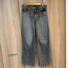 UNIQLO ワイドストレートジーンズ　27インチ