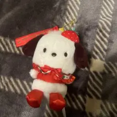 ポチャッコ いちご新聞50周年 キーホルダー