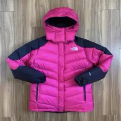 XLノースフェイスレディースサミット800桃黒エベレストダウンジャケットパーカ