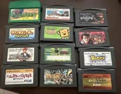 ゲームボーイアドバンス ソフト 12本セット マリオ　キングダムハーツ　ポケモン