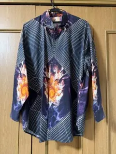 NO ID. BLACK 宇宙柄長袖シャツ　ONEのサムネイル