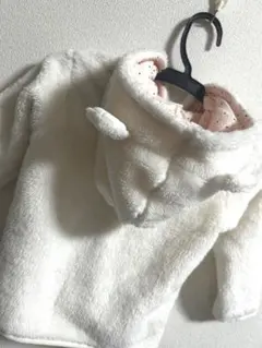 H&M クマ耳 ボアジャケット 90cm フリースコート