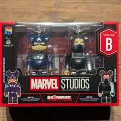 BE@RBRICK 一番くじ B賞キャプテン・アメリカ ＆ ウィンター・ソルジャ
