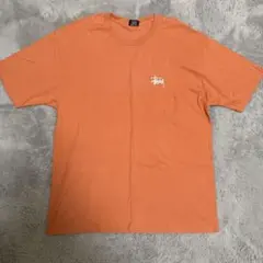 Stussy オレンジ Tシャツ XL