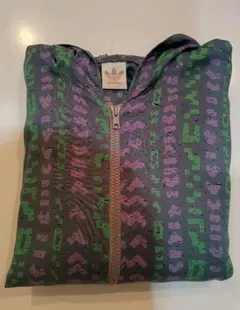 美品　アディダスオリジナル ウィンドウブレーカー 総柄　 80s デサント製