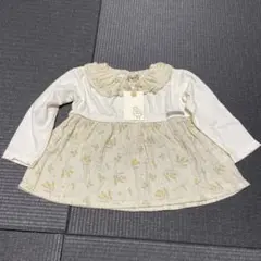 UZULAND 花柄フリル付きトップス 90cm