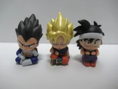 ドラゴンボール　まちぼうけ　３体セット　孫悟空　ベジータ　孫悟飯　フィギュア