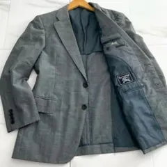 美品 ダーバン ホップサック 三者混(ウール リネン シルク)アンコン