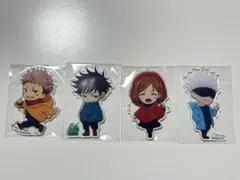 呪術廻戦　アクリルキーホルダー　虎杖悠仁　伏黒恵　釘崎野薔薇　五条悟