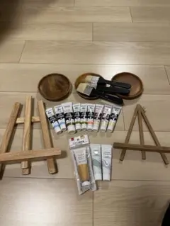 アクリル絵の具とツールセット　ウェディングキャンバス結婚証明書ウェルカムスペース