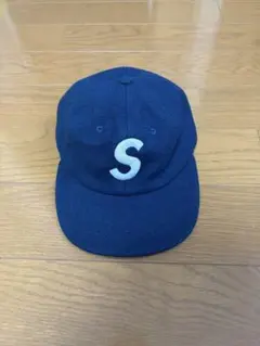Supreme Wool S Logo 6-Panel ネイビー