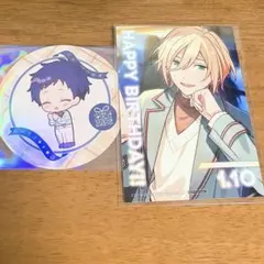 あんスタ アニカフェ コースター バースデーブロマイド 英智 弓弦