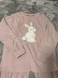 GU うさぎフリースパジャマセット 150㎝