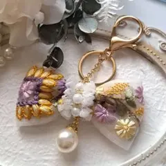 akemi様お取引中⭐2960⭐❣️大人可愛い華やかアクセ❣️オリジナル一点物