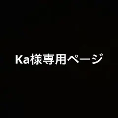 Ka様専用ページ！