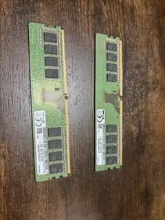 動作品摘出】SAMSUNG デスクトップ用メモリ 8GB 2枚 - メルカリ