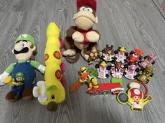 スーパーマリオ マリオカート ぬいぐるみ ルイージ ディディーコング　ハナチャン