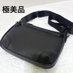 極美品✨サムソナイト ブラックレーベル　ショルダーバッグ レザー　クラッチバッグ