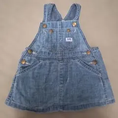 Lee ジャンスカ　デニム　80 女の子　スカート　ジャンパースカート