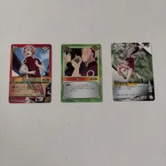 貴重 初期 NARUTO ナルト カードゲーム 春野サクラ R 他セット