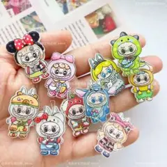 ラブブ　ピンバッジ　10個セット
