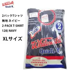 ホワイツビル 2パック Tシャツ 無地 WV73544 紺 (XLサイズ) 新品のサムネイル