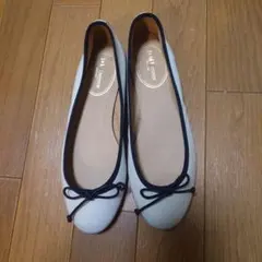 J＆M DAVIDSON バレエシューズ白　サイズ35