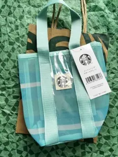 スターバックス メッシュバッグ スモールグリーンのサムネイル