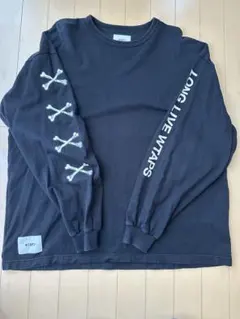 WTAPS ロングスリーブTシャツ ボーンプリント　ロンT