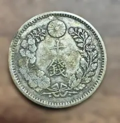 竜10銭銀貨 明治21年 - メルカリ