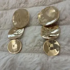 ゴールドメタル イヤリング