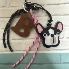 ★新品★フレンチブルドッグ　ジャラジャラキーホルダー