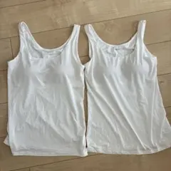 TOPVALU PEACE FIT カップ付タンクトップ Lサイズ 2枚セット