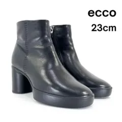 【ecco】エコー（23cm） ショートブーツ サイドジップ チャンキーのサムネイル