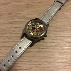 ミッキー デザイン 腕時計 シルバー
