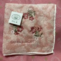 ローラアシュレイ シルク ハンカチ