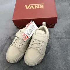 新品 16cm VANS スニーカー ベージュ