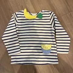 BABY CHEER 長袖カットソー ボーダー 100cmのサムネイル