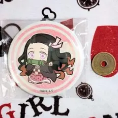 鬼滅の刃 竈門禰豆子 あたりツキ 缶バッジ