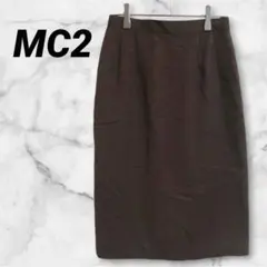✨美品✨【mc2 レナウン】ひざ丈タイトスカート 軽量 裏地付き ウエストゴムのサムネイル