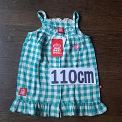 BABY DOLL チェック柄ノースリーブ110cmのサムネイル