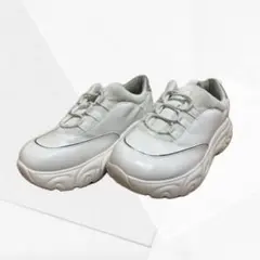 GU ジーユー KIDS 男女兼用 ボリュームソールスニーカー+E 22cm