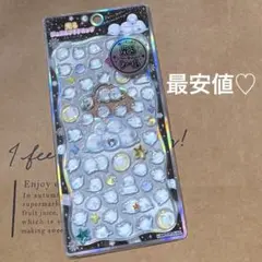 光るジュエルプチドロップシール　シマエナガ
