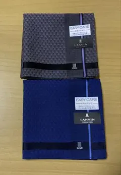 aki.m様専用　ランバンLANVIN メンズハンカチ　2枚セット