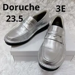 ローファー レディース 23.5 Doruche ドルチェ コイン 本革 3E - メルカリ