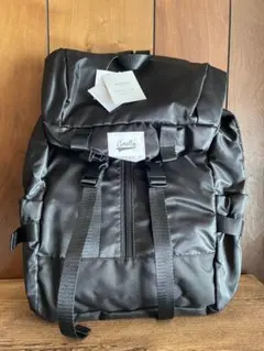 【新品】Anelloブラックロールトップリュック バックパックAT-28391