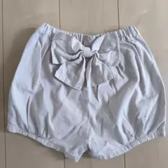 petit main キッズ ハーフパンツ 120cm リボン